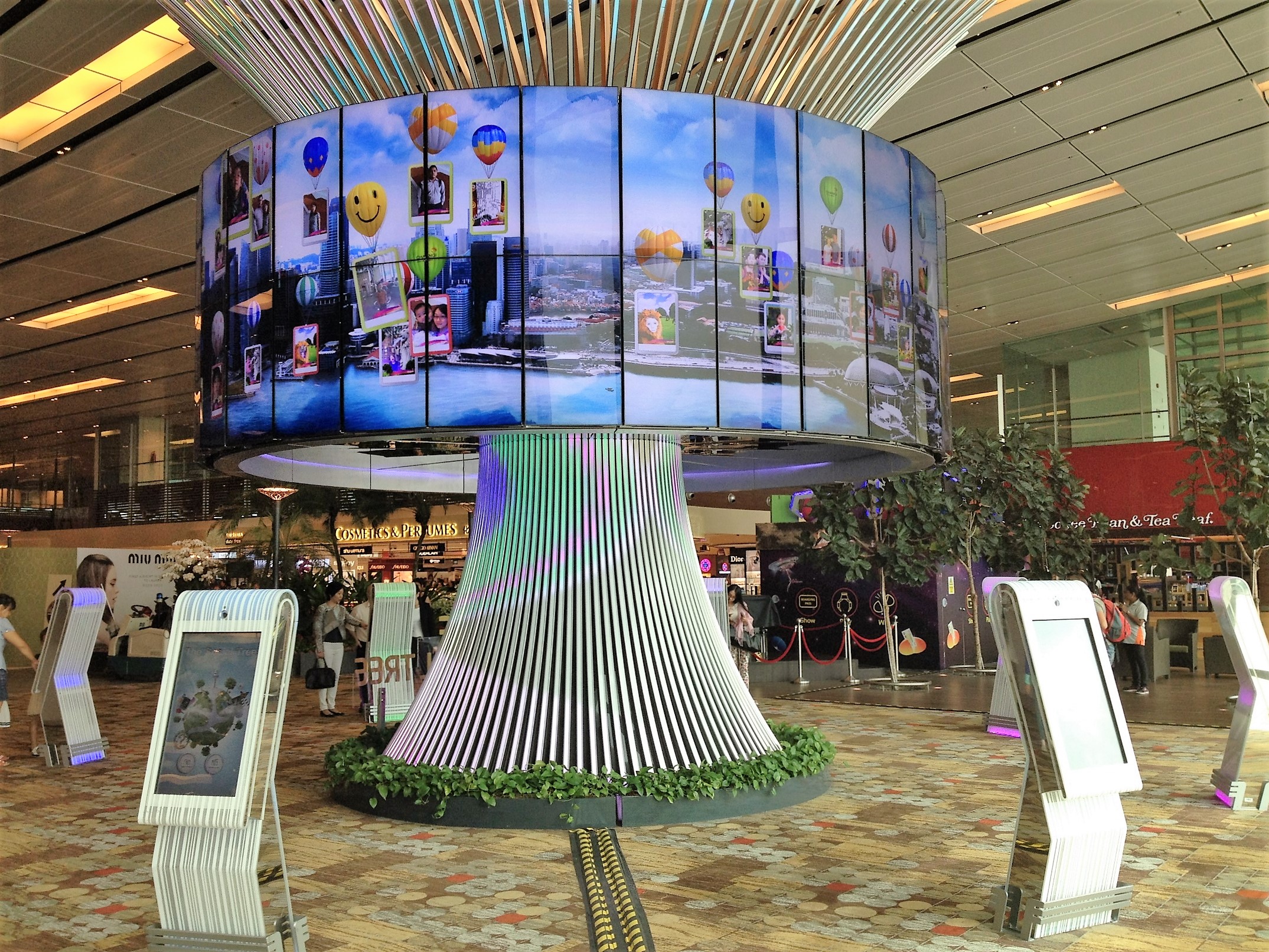 Digital art installations at Changi Airport aim to engage today’s connected travellers