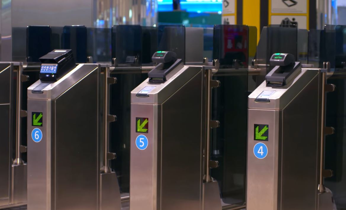 Express passport control with Smart Gates at Dubai DXB