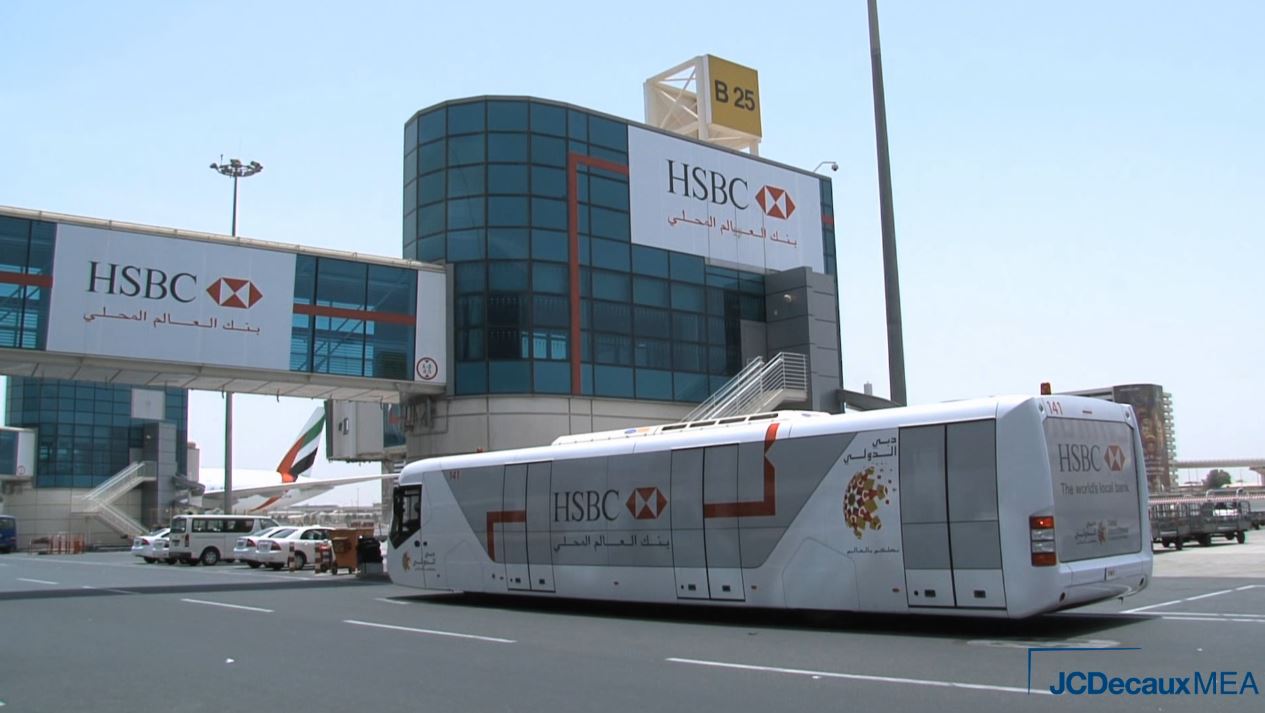 HSBC Jet Access Fleet Advertising Campaign at Dubai Airport