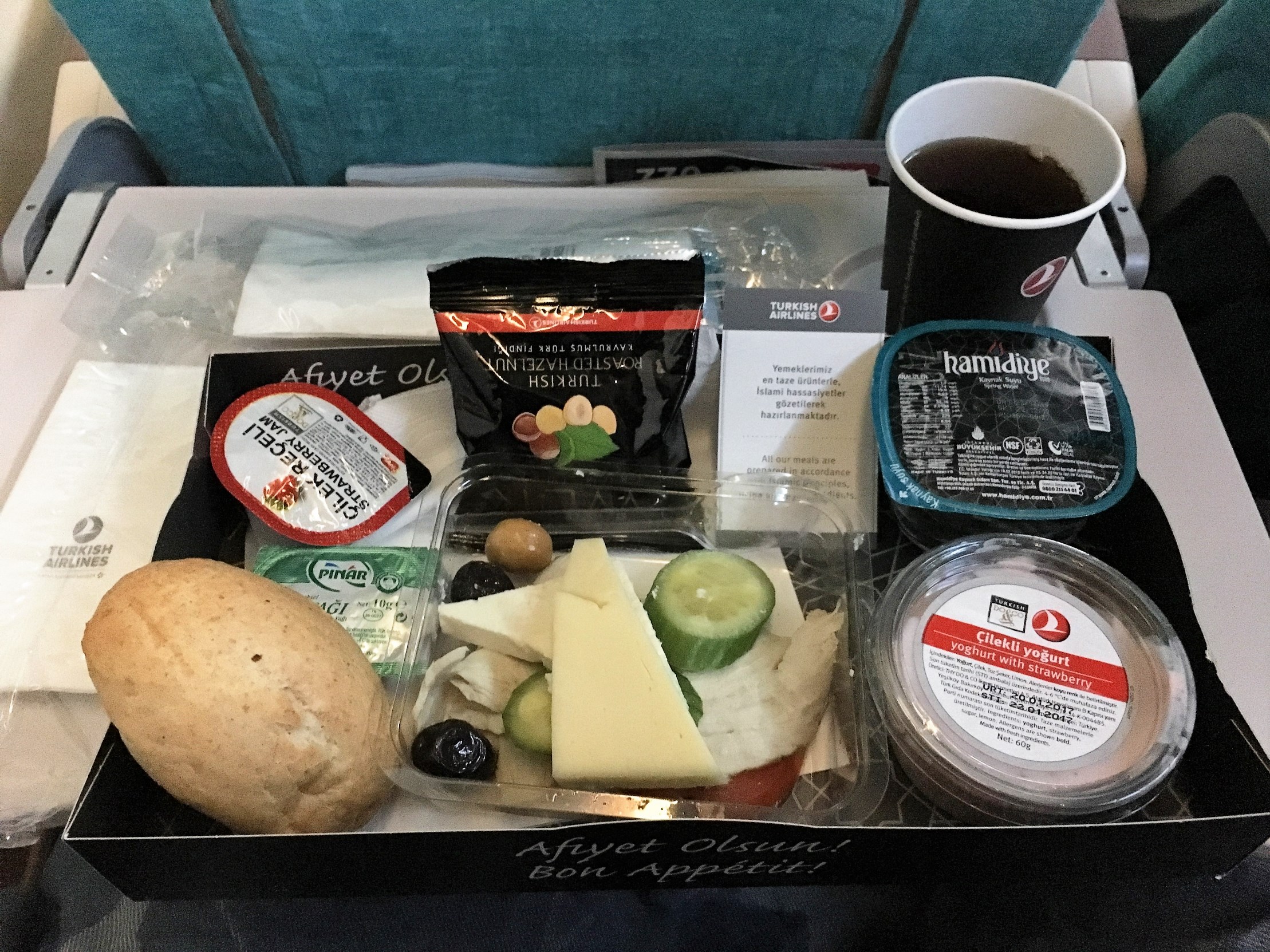 Turkish Airlines Inflight Meal (Istanbul-Seychelles)