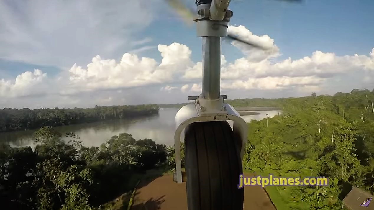 Takeoff from the Amazon Jungle of Ecuador