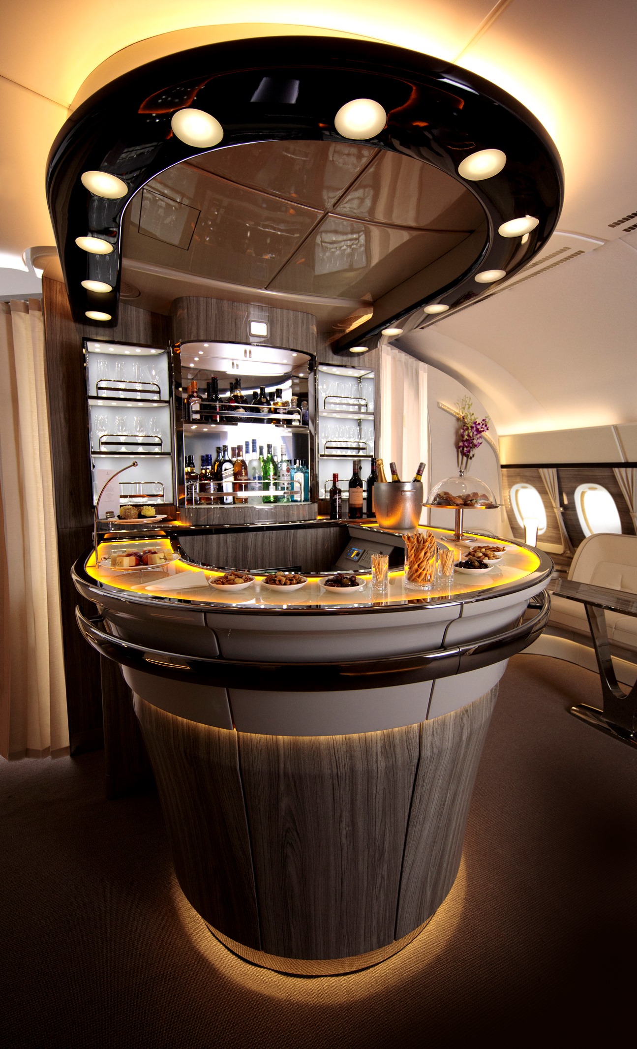 Say hello to the New A380 Onboard Lounge | Emirates