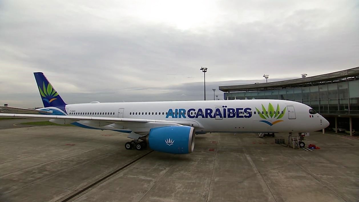 First Airbus A350 for Air Caraïbes