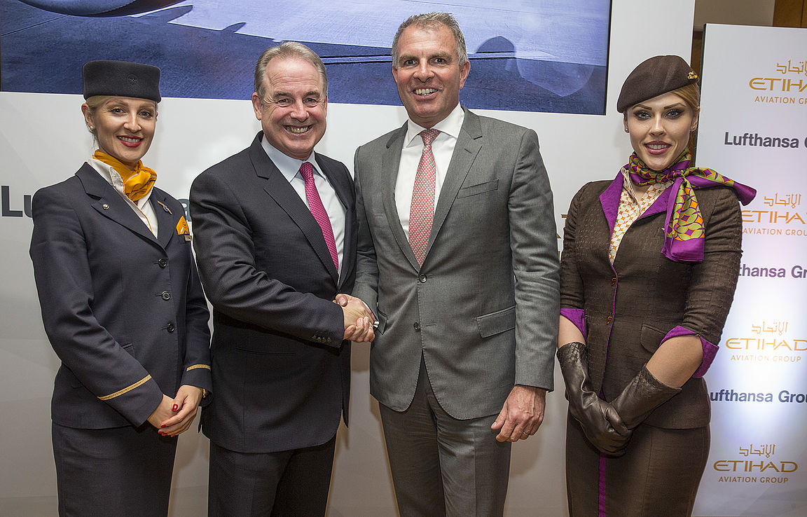 Lufthansa ile Etihad, İşbirliğini Geliştiriyor