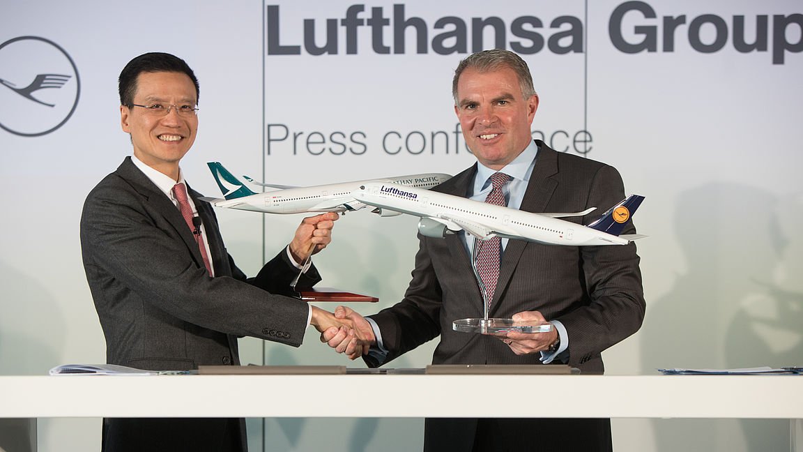 Lufthansa Bu Kez, Cathay Pacific ile İşbirliği Yaptı