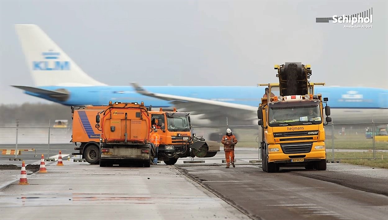 Major maintenance on the “Kaagbaan” at Schiphol