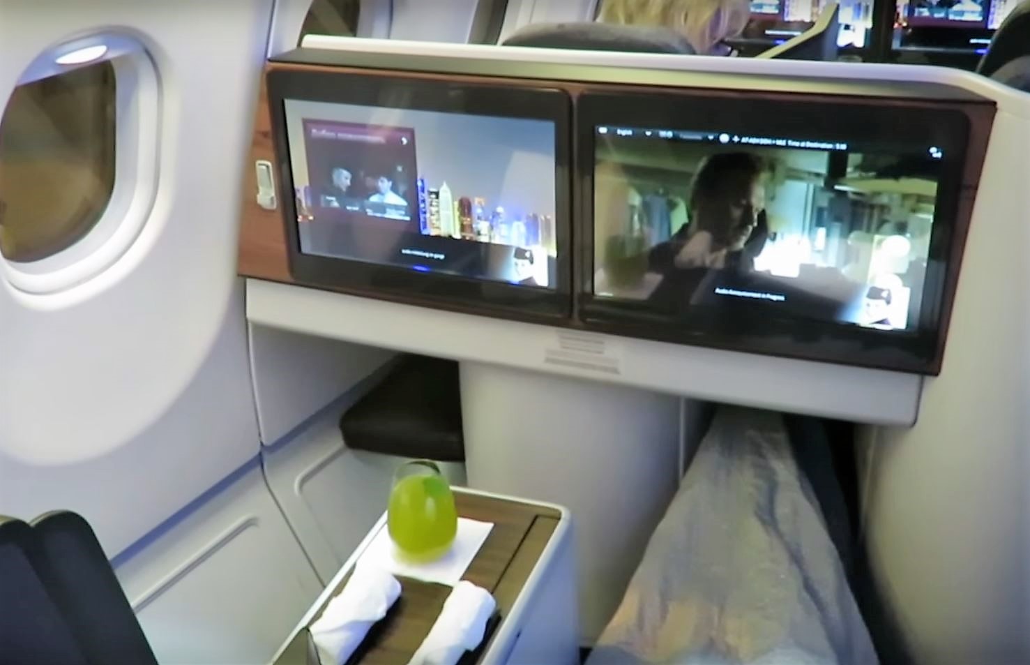 Qatar Airways A330 Business Class Doha to Maldives