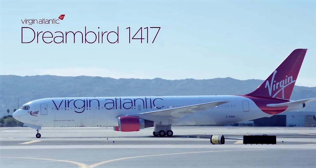 Virgin Atlantic harnesses “flapenergy” with new Dreambird 1417