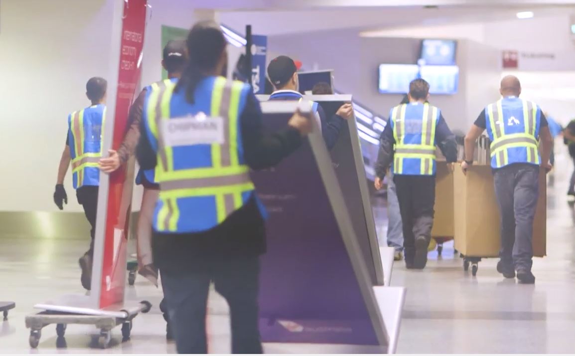Los Angeles LAX Airport Terminal Move