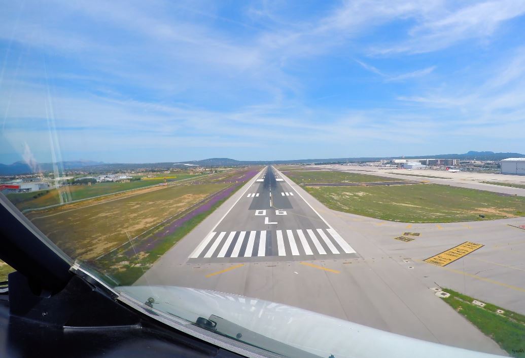 Numbers and Letters on Runway