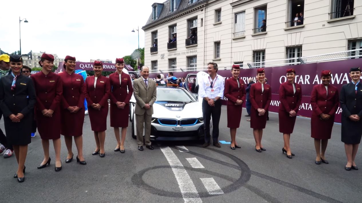 Qatar Airways at the 2017 FIA Formula E Paris ePrix