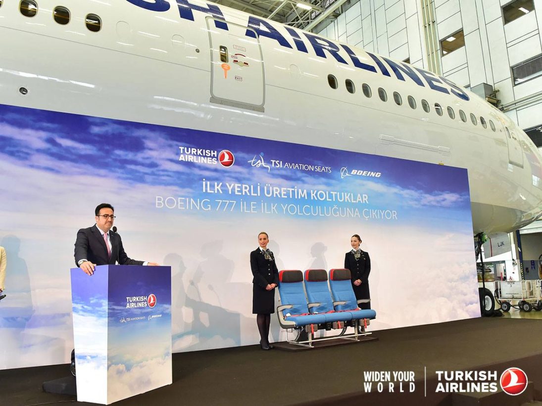 THY�nin Boeing 777�sinde Yerli Üretim Koltuk Kullanılacak Havayolu 101