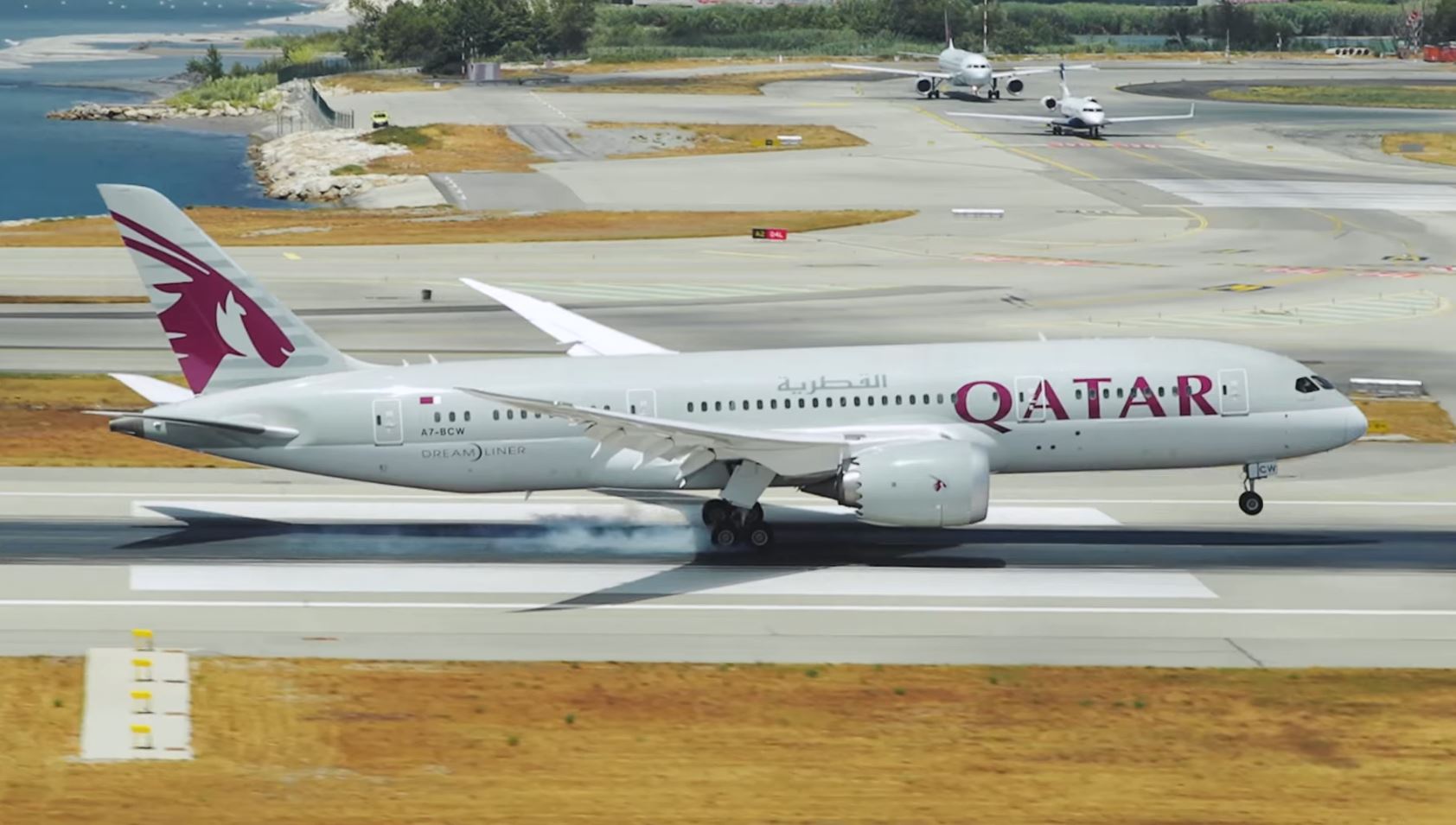 Qatar Airways Inaugural Flight to Nice