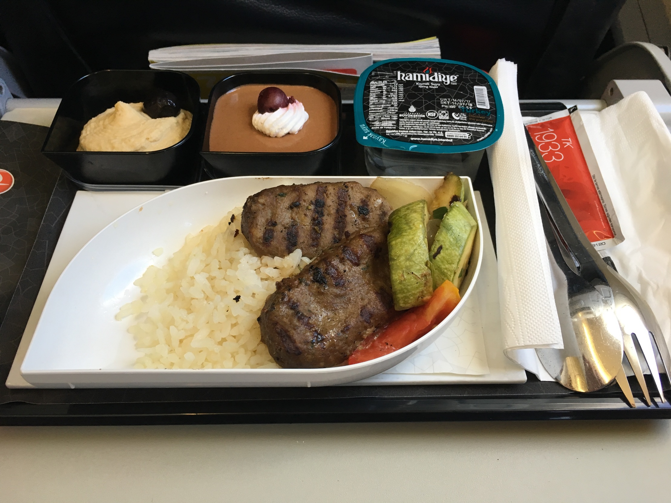 Turkish Airlines Inflight Meal (Istanbul-Munich)