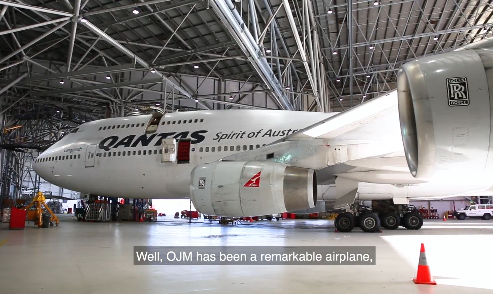 Qantas – Boeing 747 (VH-OJM) Retirement
