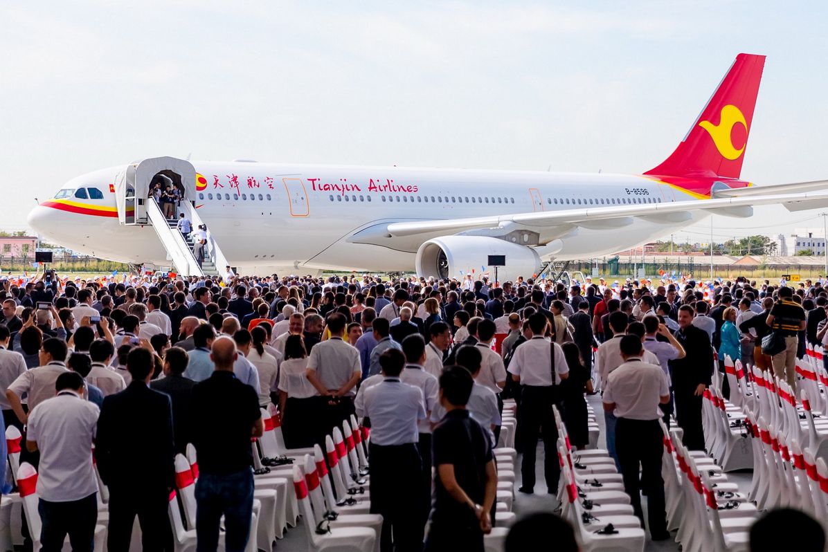 Airbus’ın Çin’deki Fabrikası Hizmete Girdi