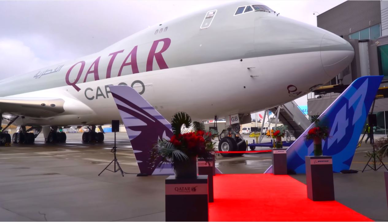 Delivery of Qatar Airways’ Boeing 747 Freighter