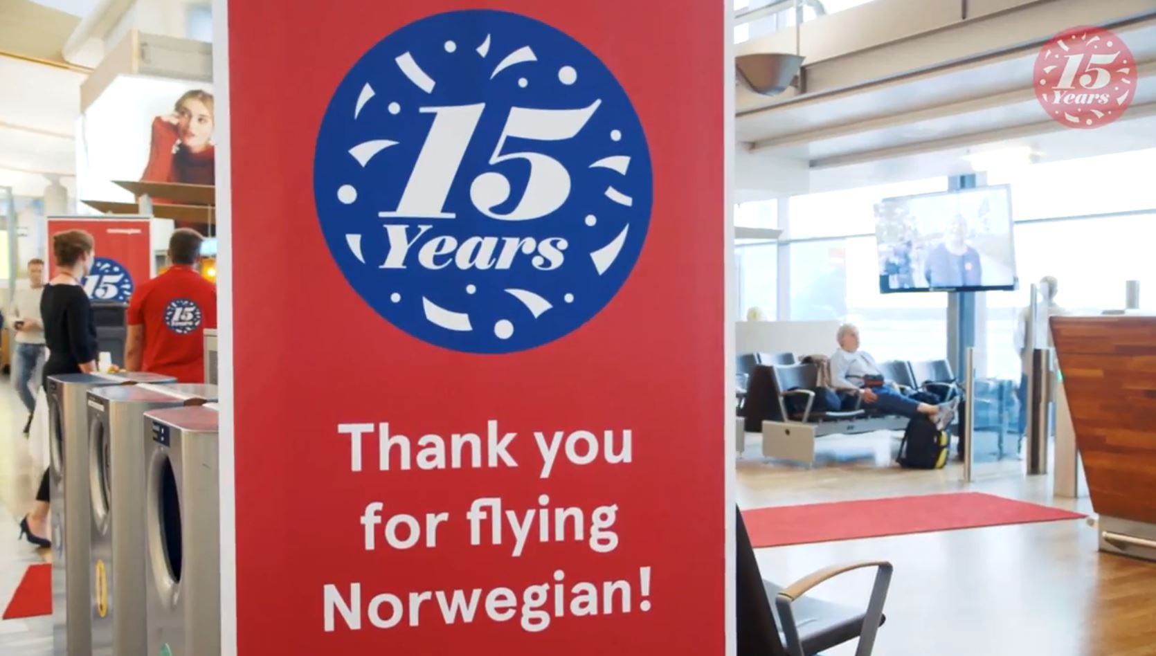Norwegian 15 years