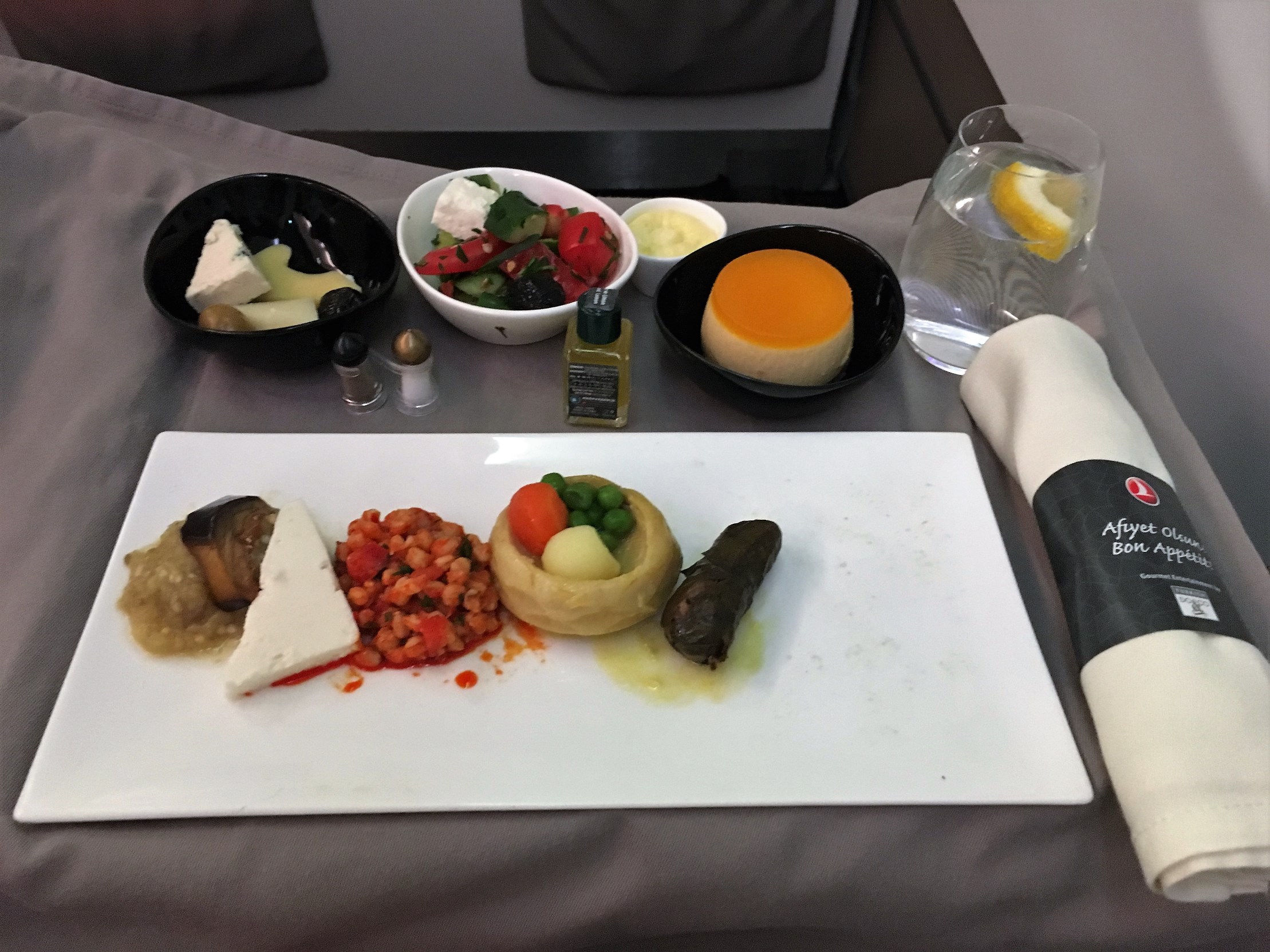 Turkish Airlines Inflight Meal (Istanbul-Amsterdam)