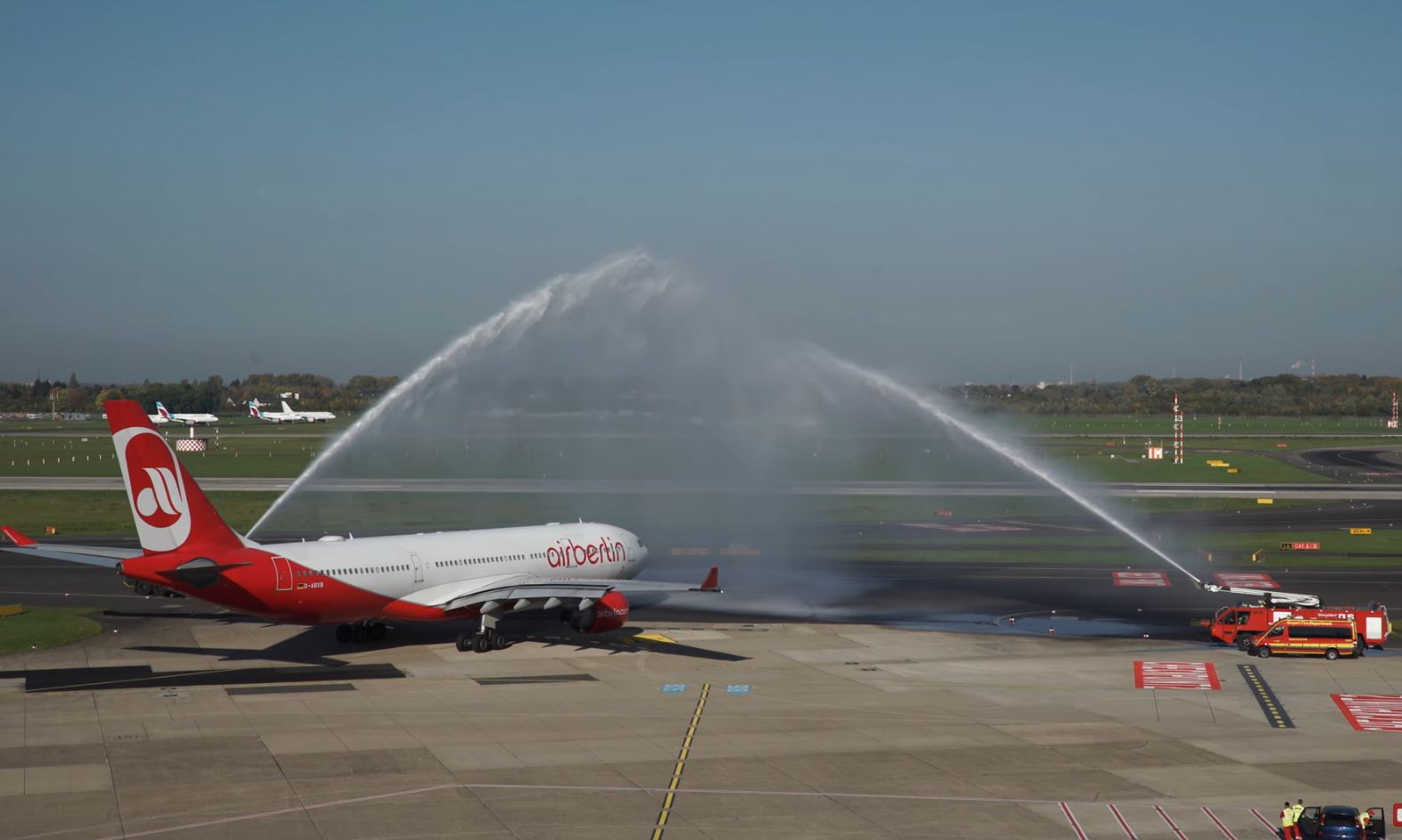 Last Air Berlin Airbus A330 Departure