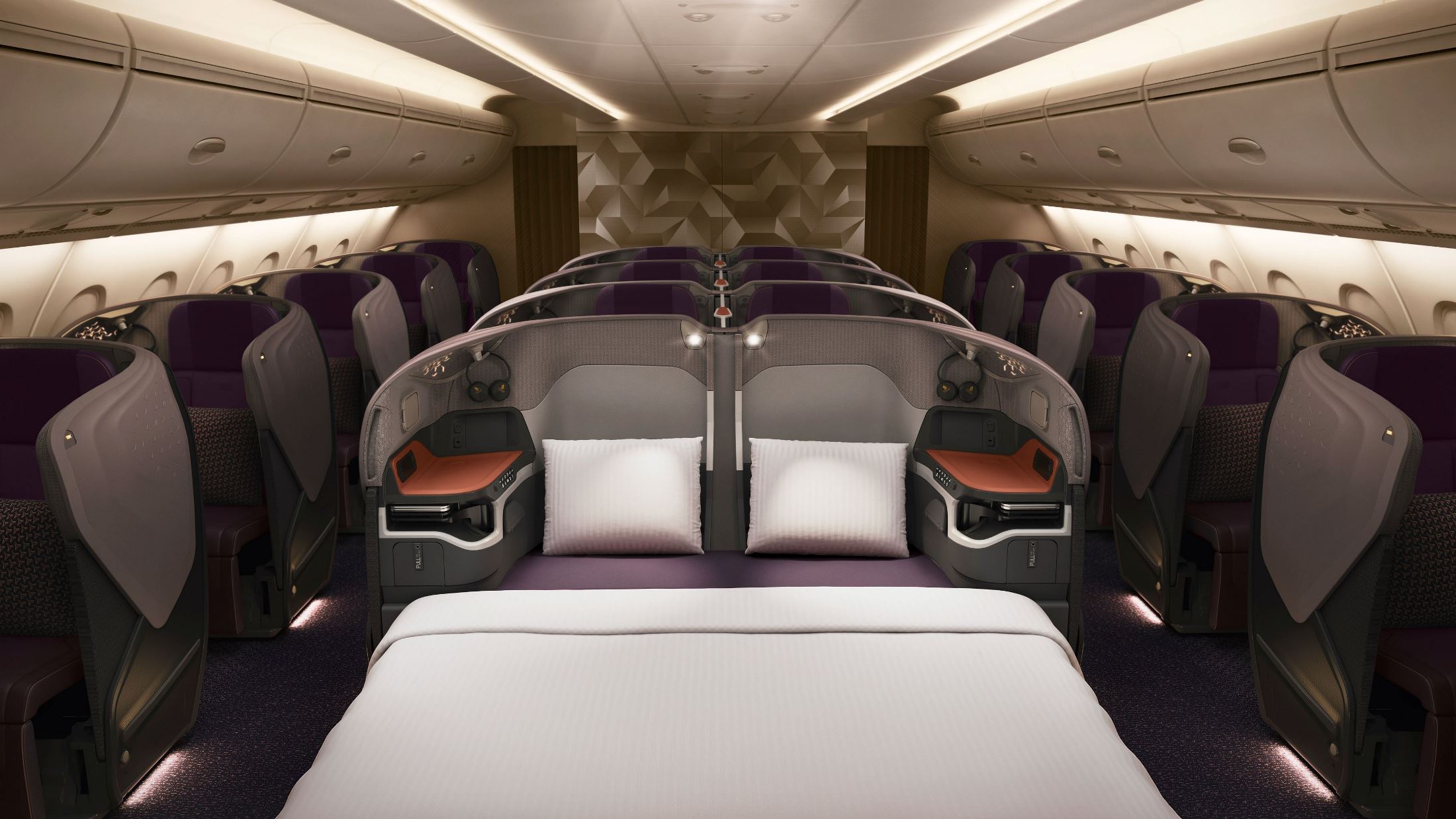 Airbus A350: iç düzen, özellikler ve yorumlar Airbus A350: iç düzen, özellikler ve yorumlar