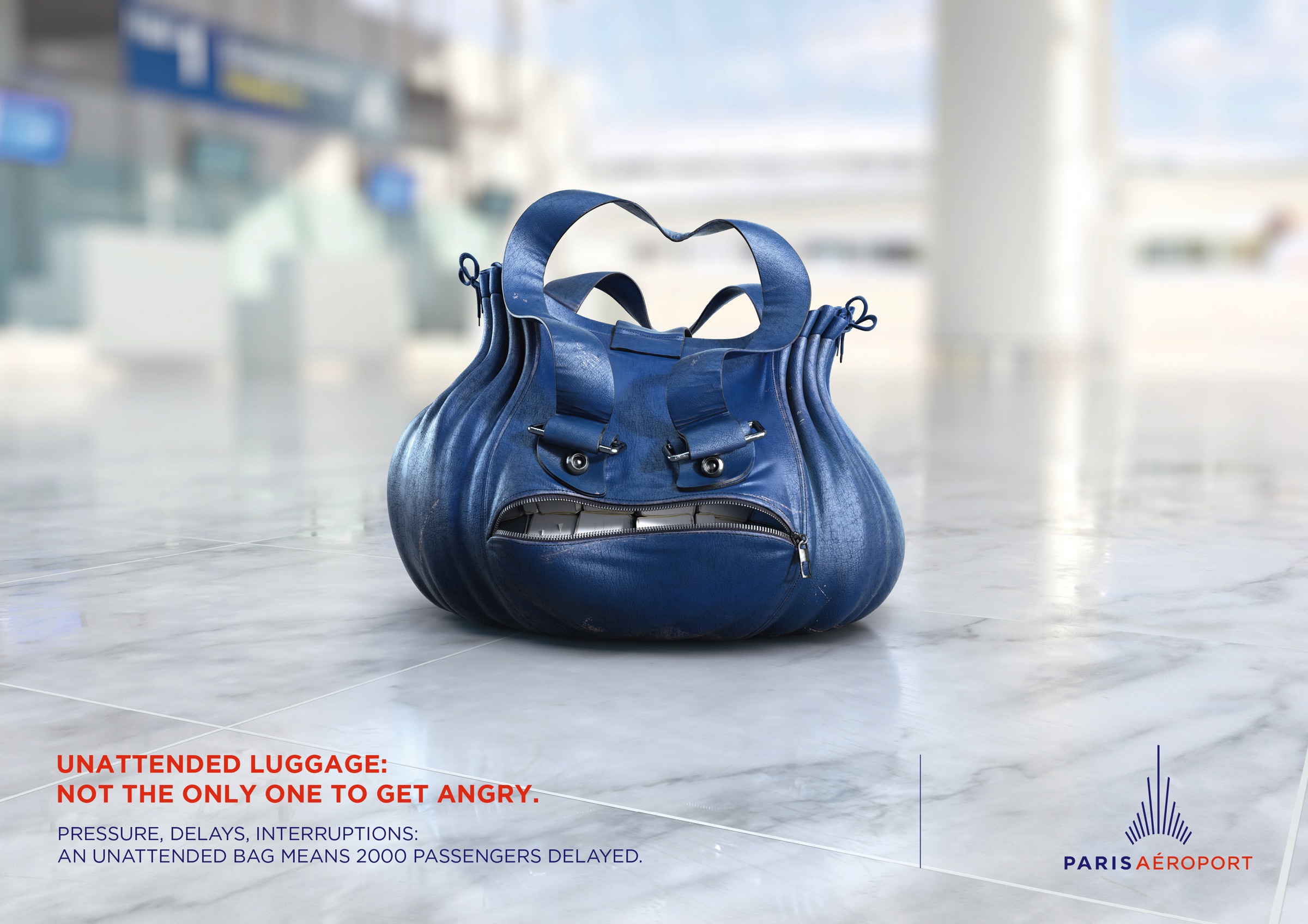 Paris Aéroport “Angry Bags” Campaign