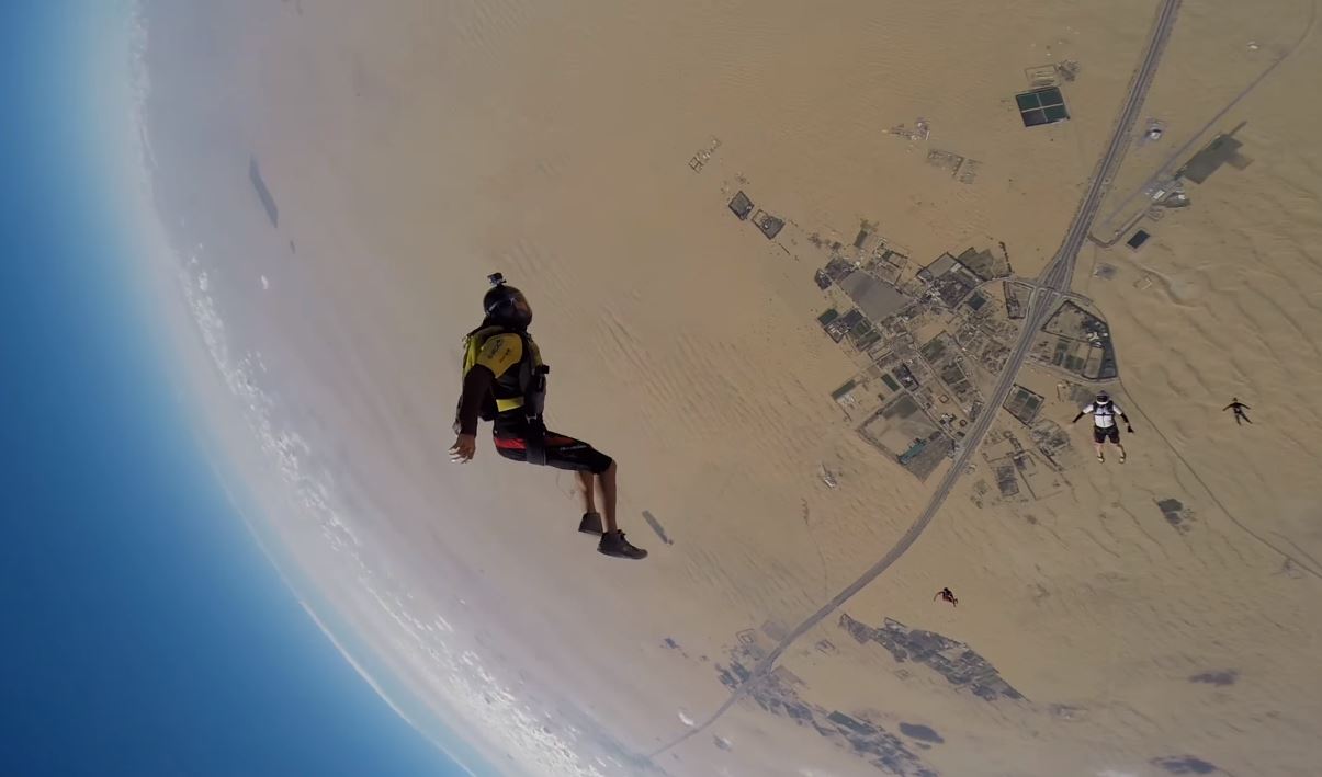 Camping in the sky | Skydive Dubai