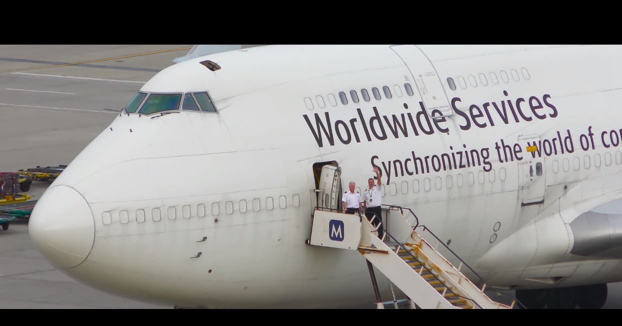 Pilots Waving to Plane Spotters Before Departure