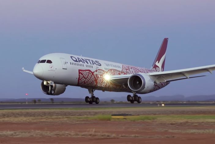 Qantas Dreamliner: Emily Kame Kngwarreye