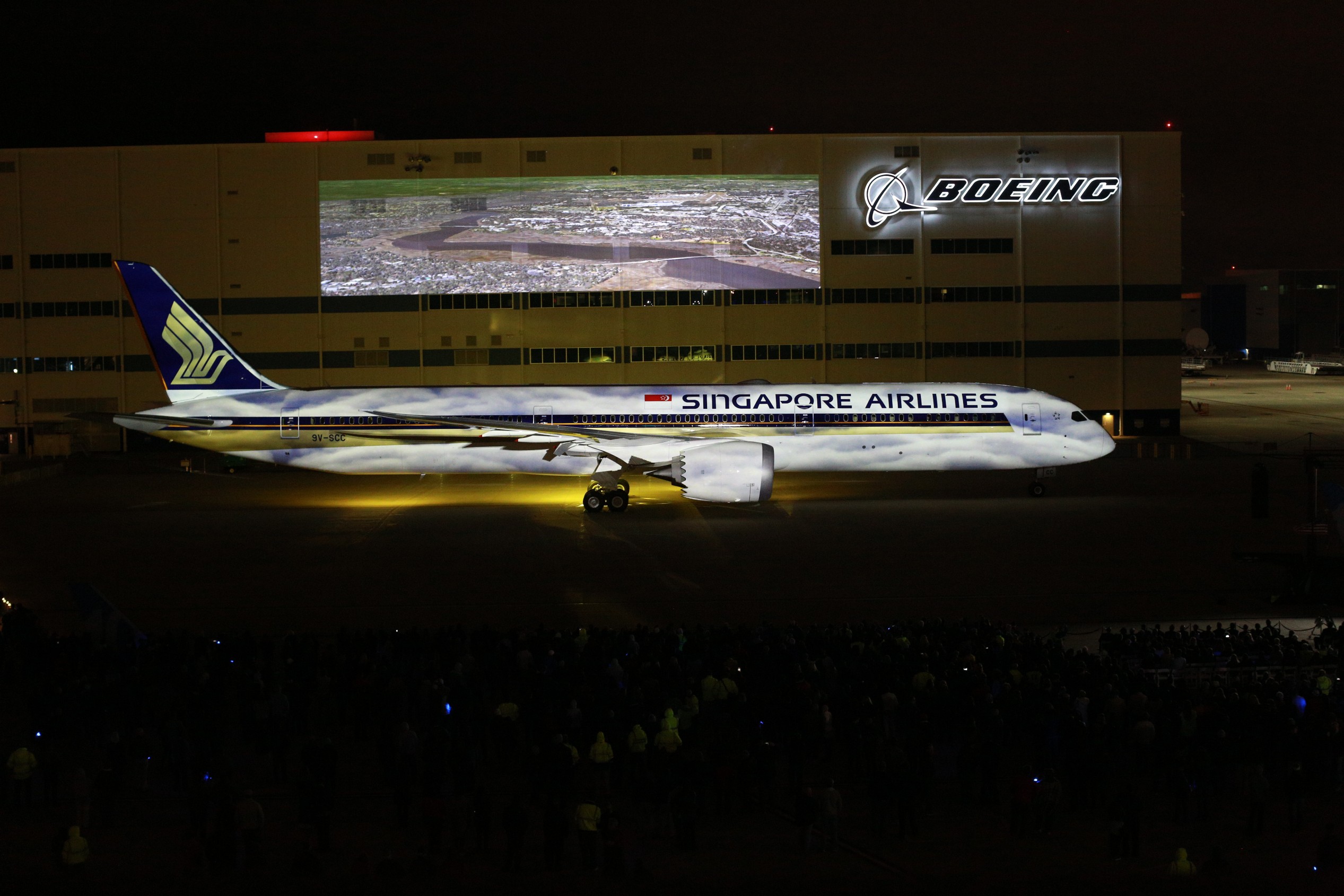 Dünyanın İlk Boeing 787-10 Tipi Uçağı, Singapore Airlines Filosunda