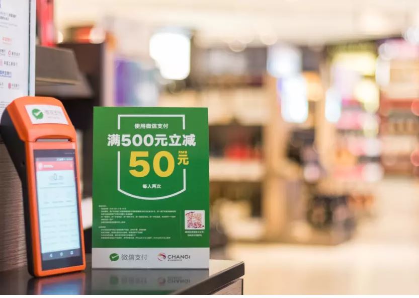 Changi Havalimanı’nda “WeChat Pay” ile Ödeme Yapılabiliyor