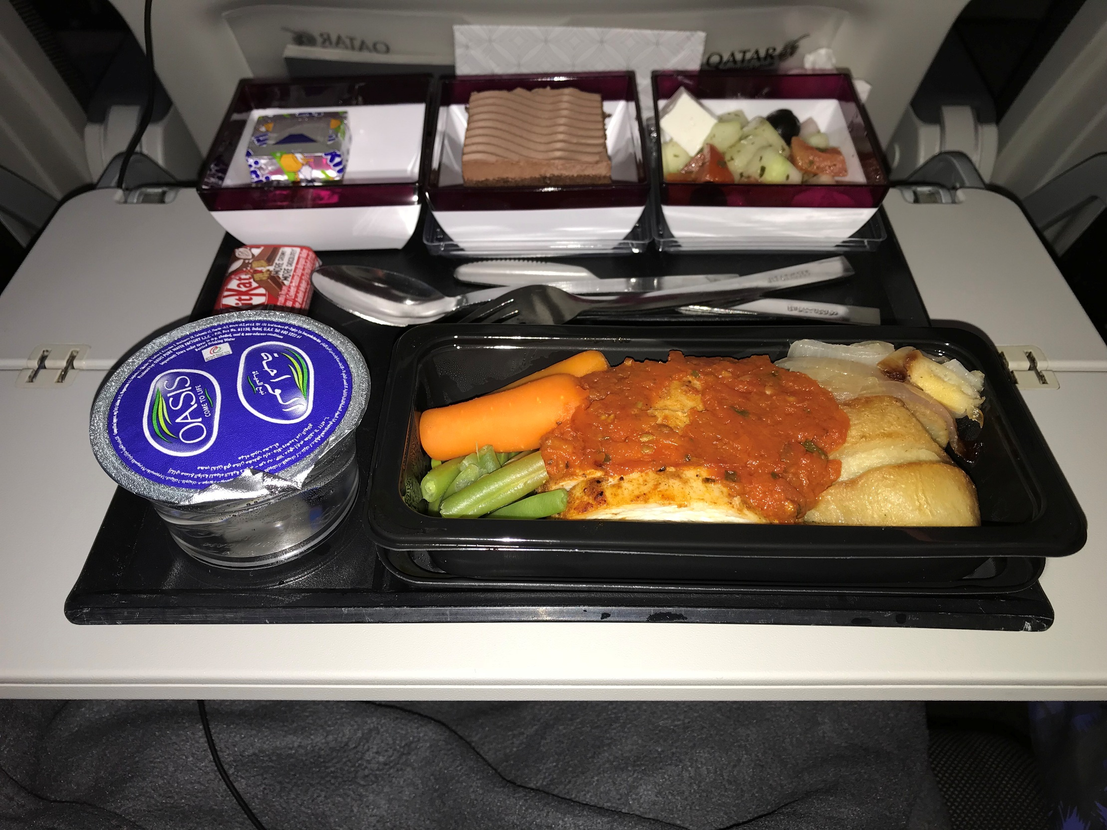 Qatar Airways Inflight Meal (Male-Doha)