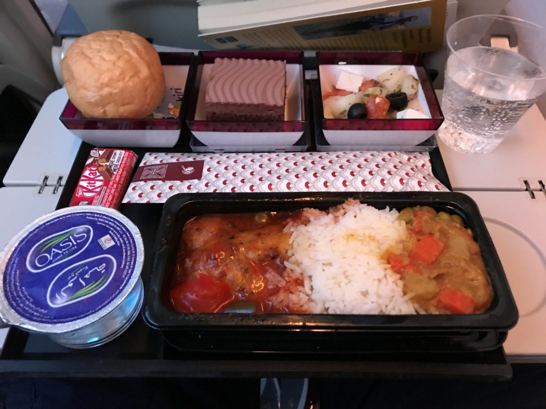 Qatar Airways Inflight Meal (MaleDoha) Havayolu 101