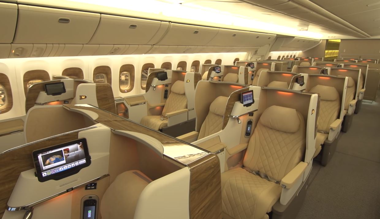 Reconfiguring Emirates Boeing 777-200LR