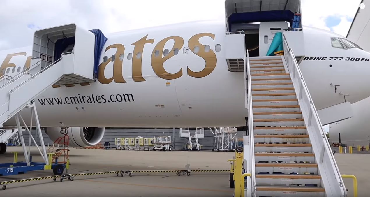 How an Emirates B777 Gets Delivered?