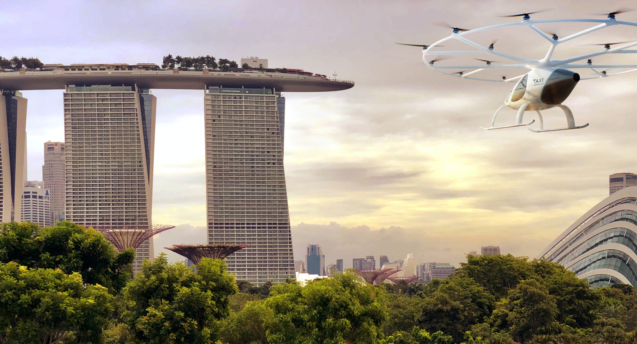 Volocopter, Singapur’da Test Edilecek