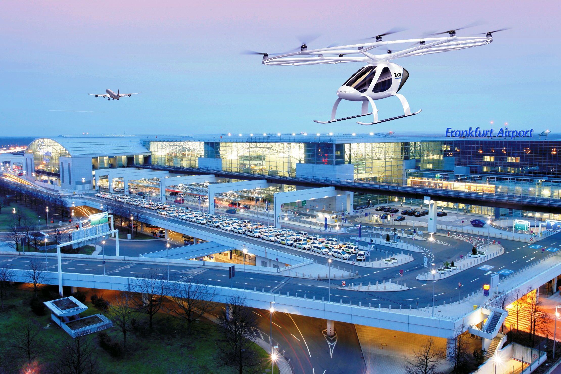 Volocopter ve Fraport, Uçan Taksi İşinde Birlikte Çalışıyor