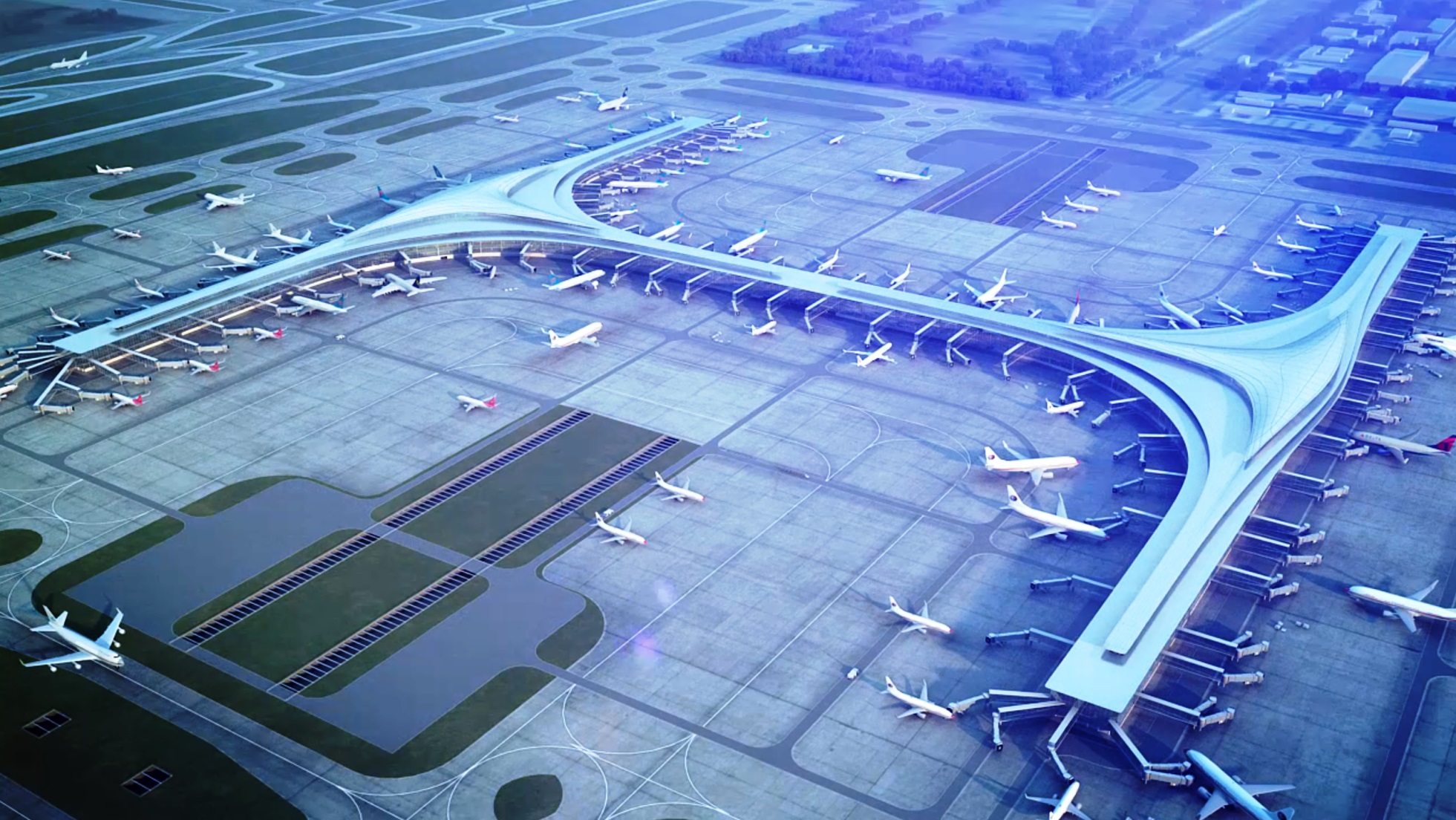 Şanghay Havalimanı – Yeni Uydu Terminali