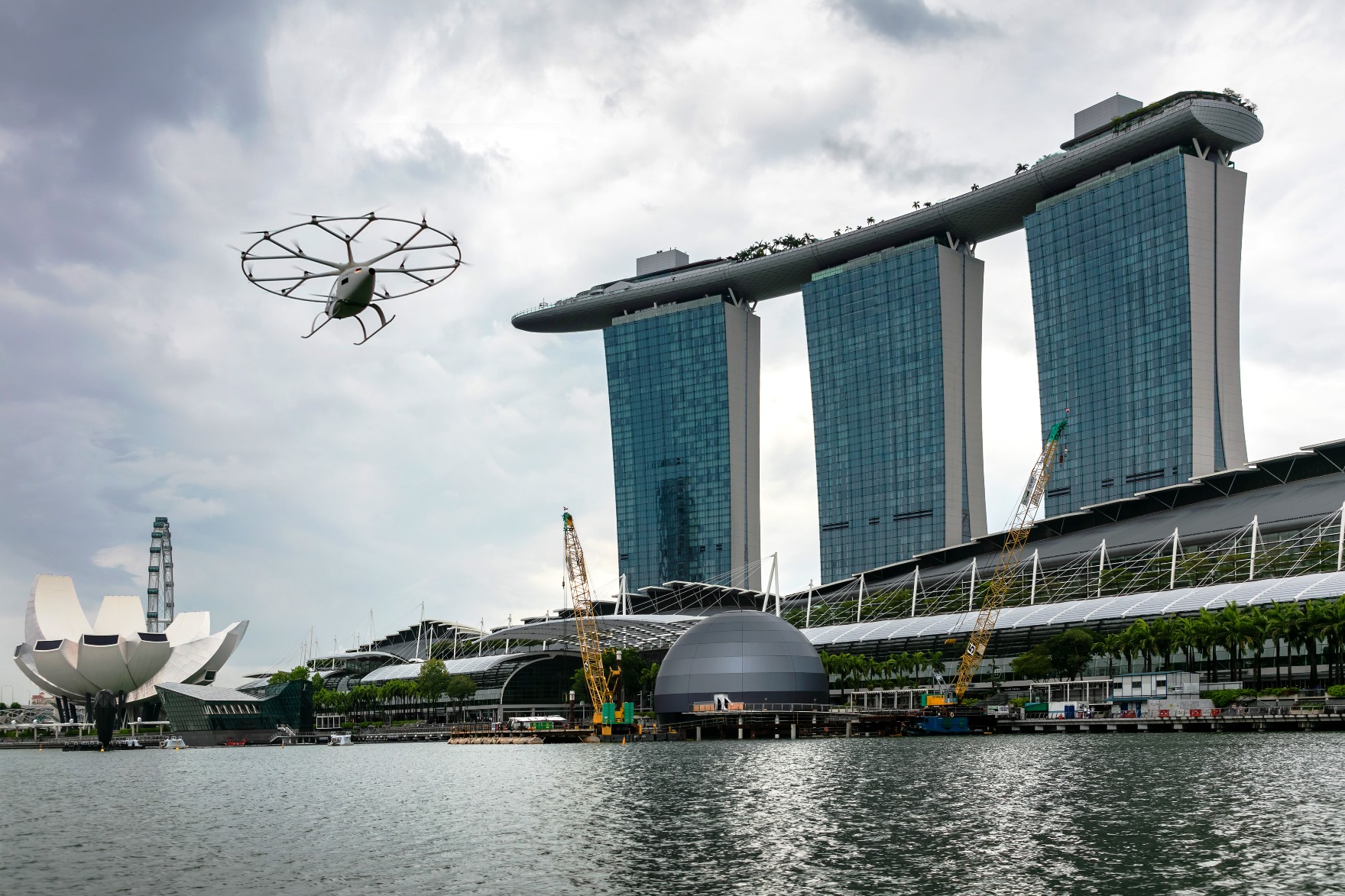 Volocopter, Singapur’da Uçtu