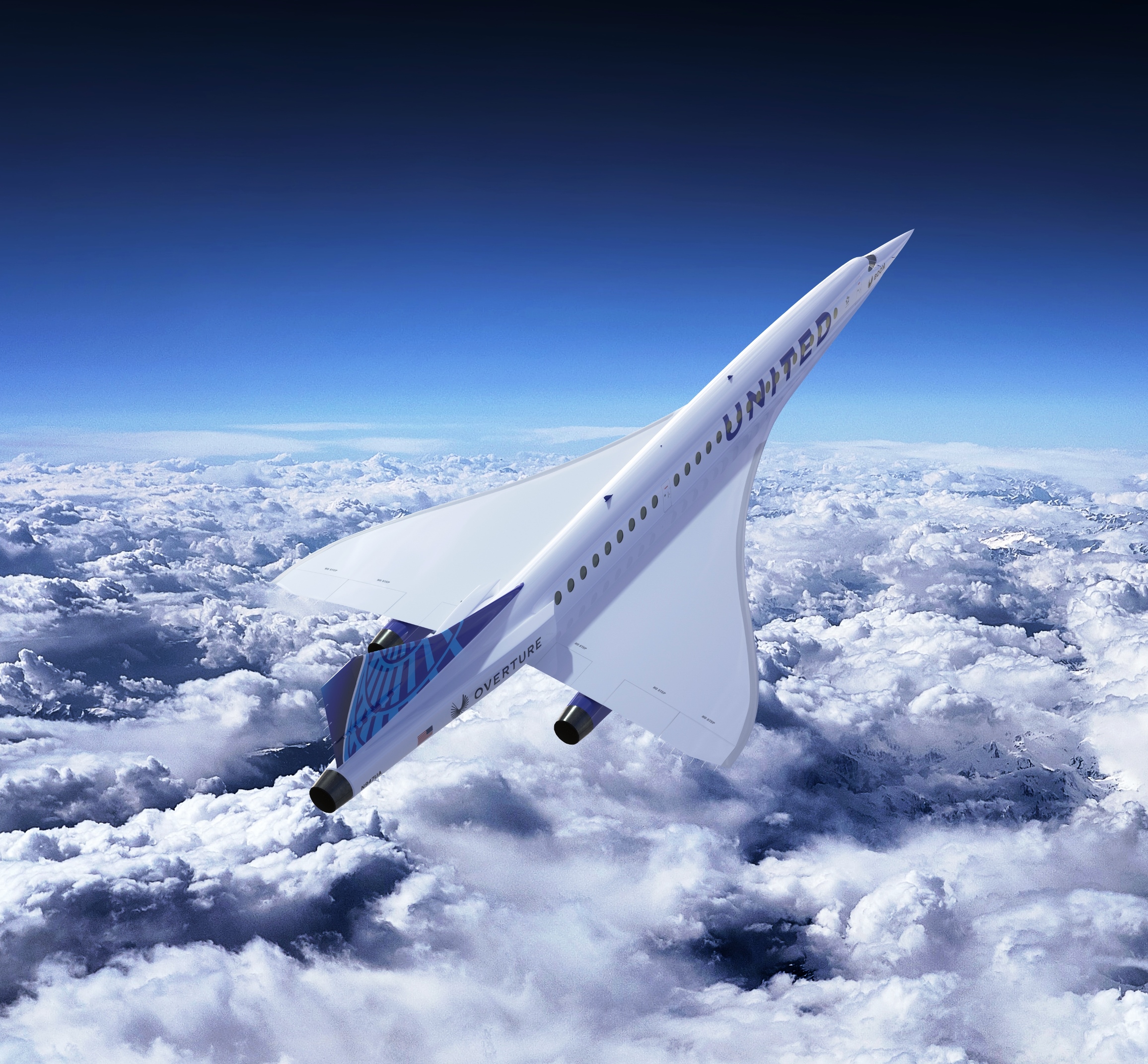 United Airlines, Sesten Hızlı Yolcu Uçağı Siparişi Verdi