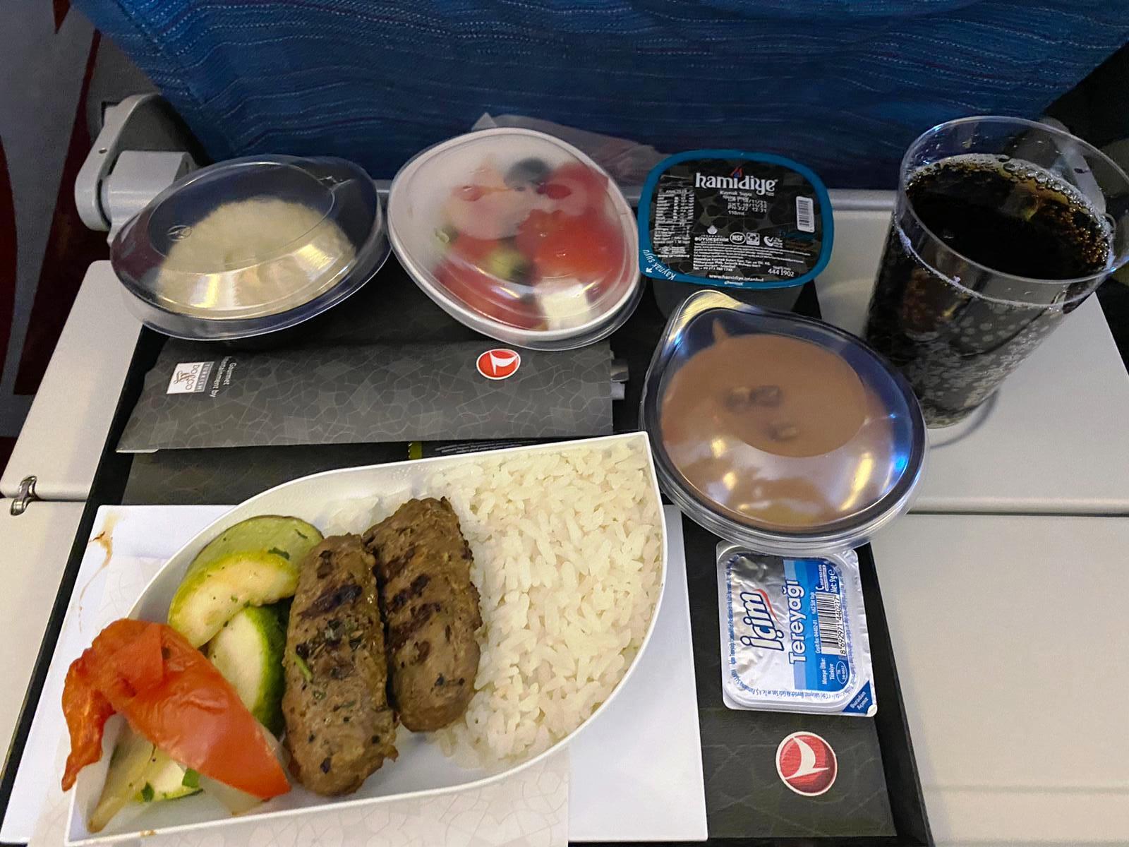Turkish Airlines Inflight Meal (Istanbul-New York)