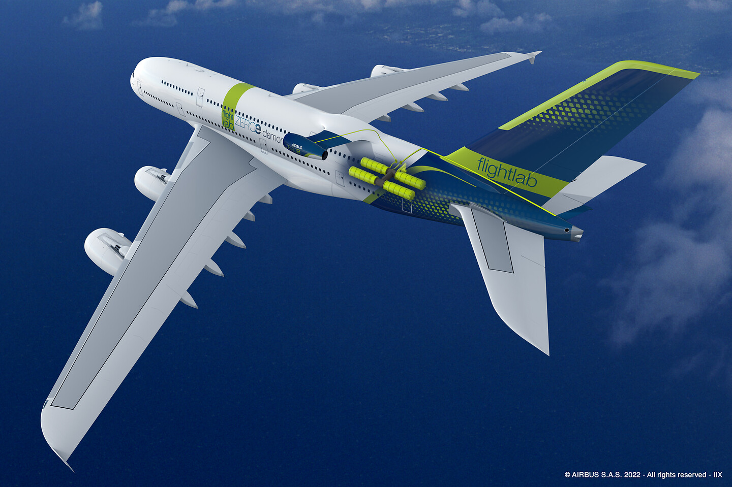 Hidrojen motoru denemeleri, bir A380 ile yapılacak.