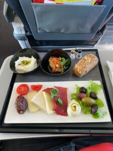 THY İç Hat Business Class ikramı 