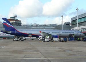 Aeroflot A321 - Londra Heathrow Havalimanı (Kasım 2009)