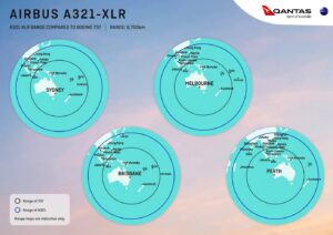 Qantas - A321XLR menzil