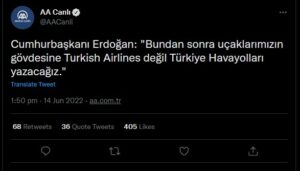 THY: Türkiye Hava Yolları