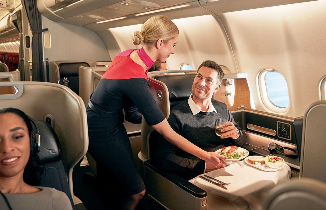 Qantas - Business Class yolcu