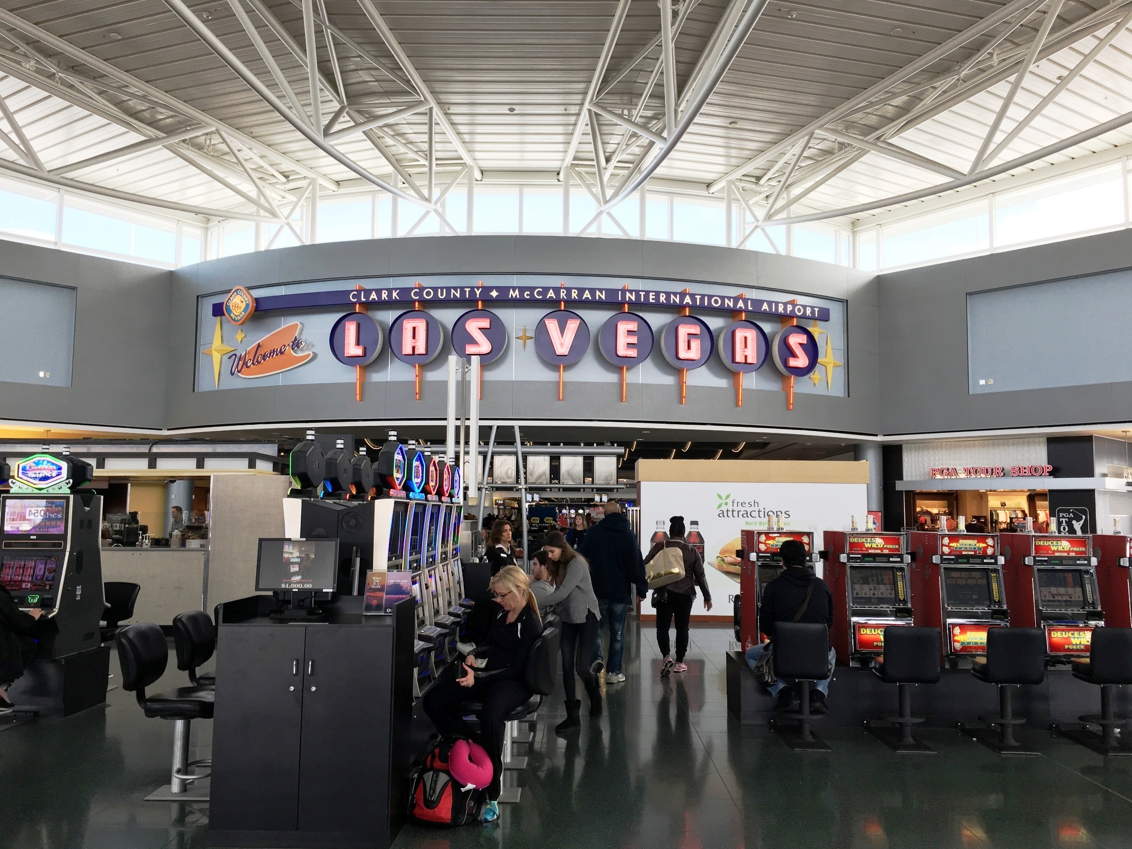 Las Vegas Havalimanı’ndaki Slot Makineleri
