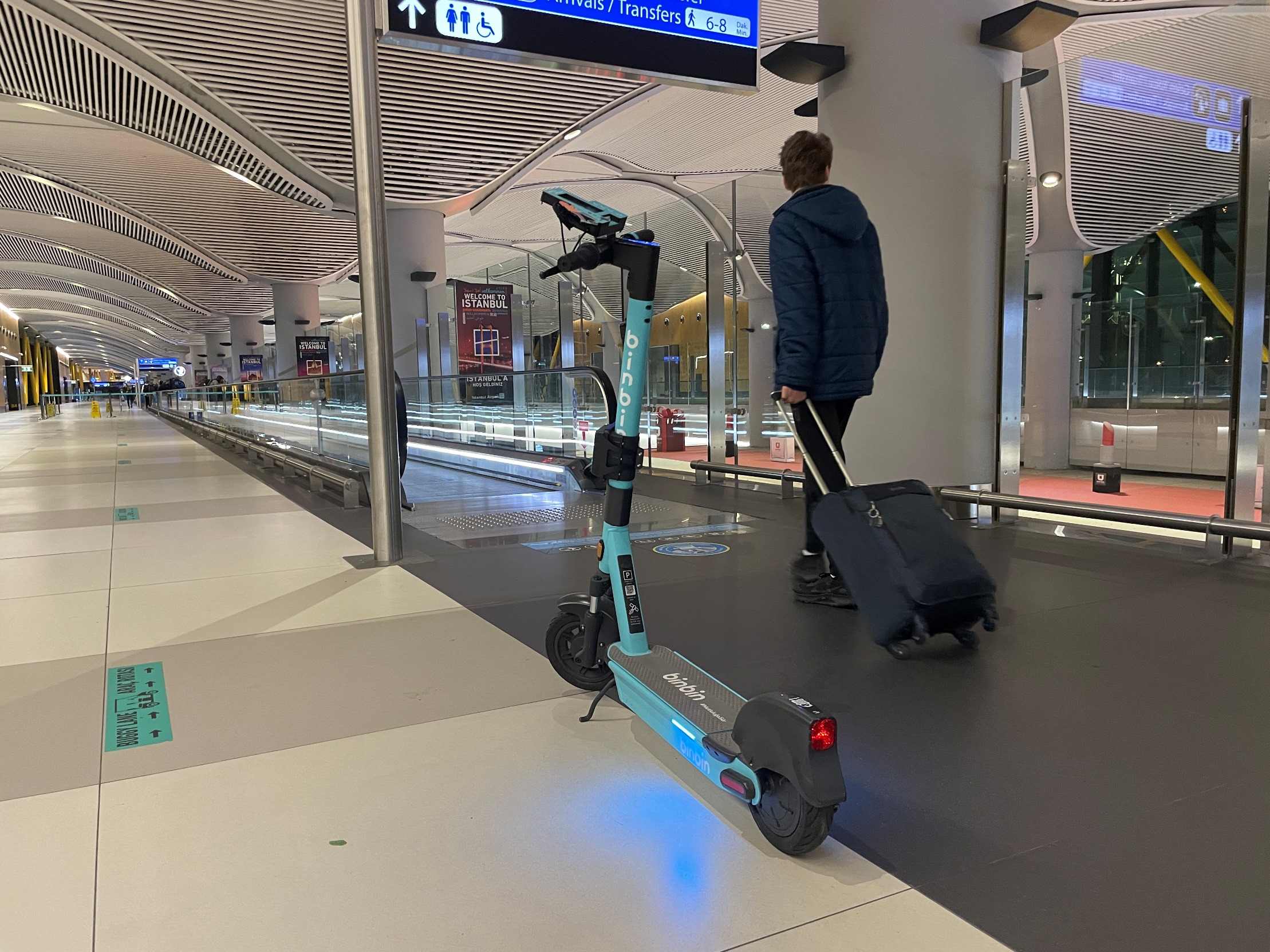 İstanbul İGA Havalimanı’nda Scooter Kullanmak