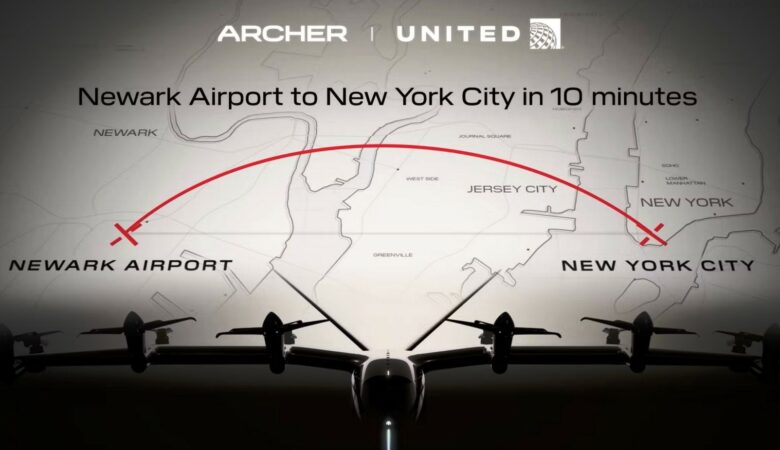 United Airlines - Archer - New York Hava Taksi